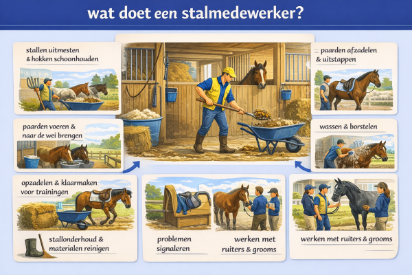 Alles over het beroep stalmedewerker Wat doet een stalmedewerker